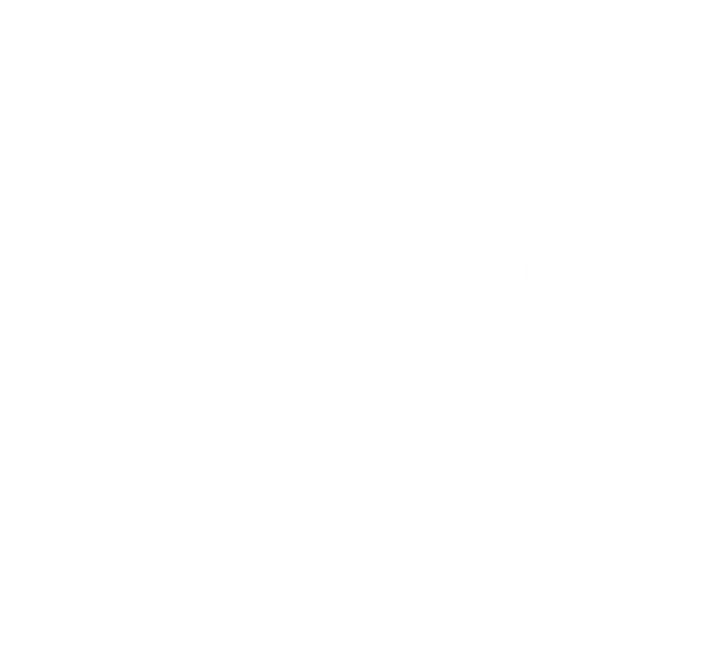 Logo oficial de la empresa Seven Sector Vencorizado en Blanco