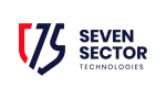 seven sector logo con letras color